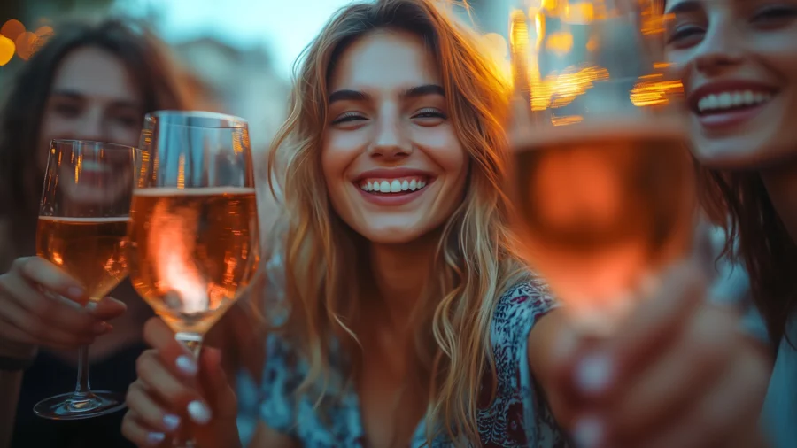 Junge Frauen feiern mit alkoholfreien Cocktails. | Drinkport