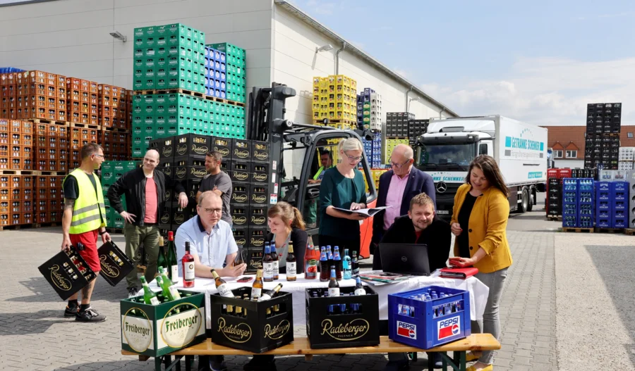 Schenker-Mitarbeiter*innen im Gespräch | Drinkport